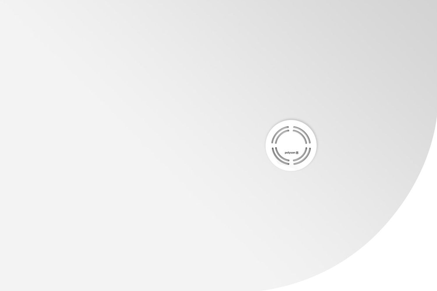 Polysan Flexia receveur de douche semi-circulaire 120x80 cm blanc 91281