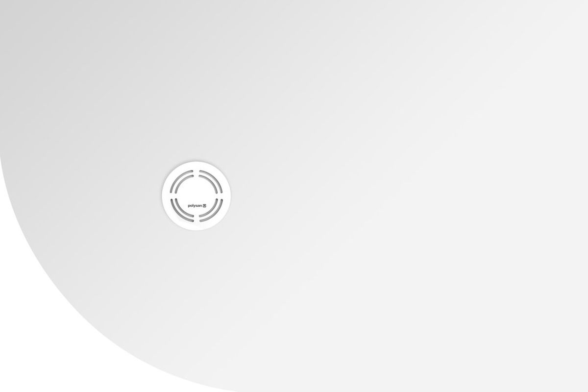 Polysan Flexia receveur de douche semi-circulaire 120x80 cm blanc 91291