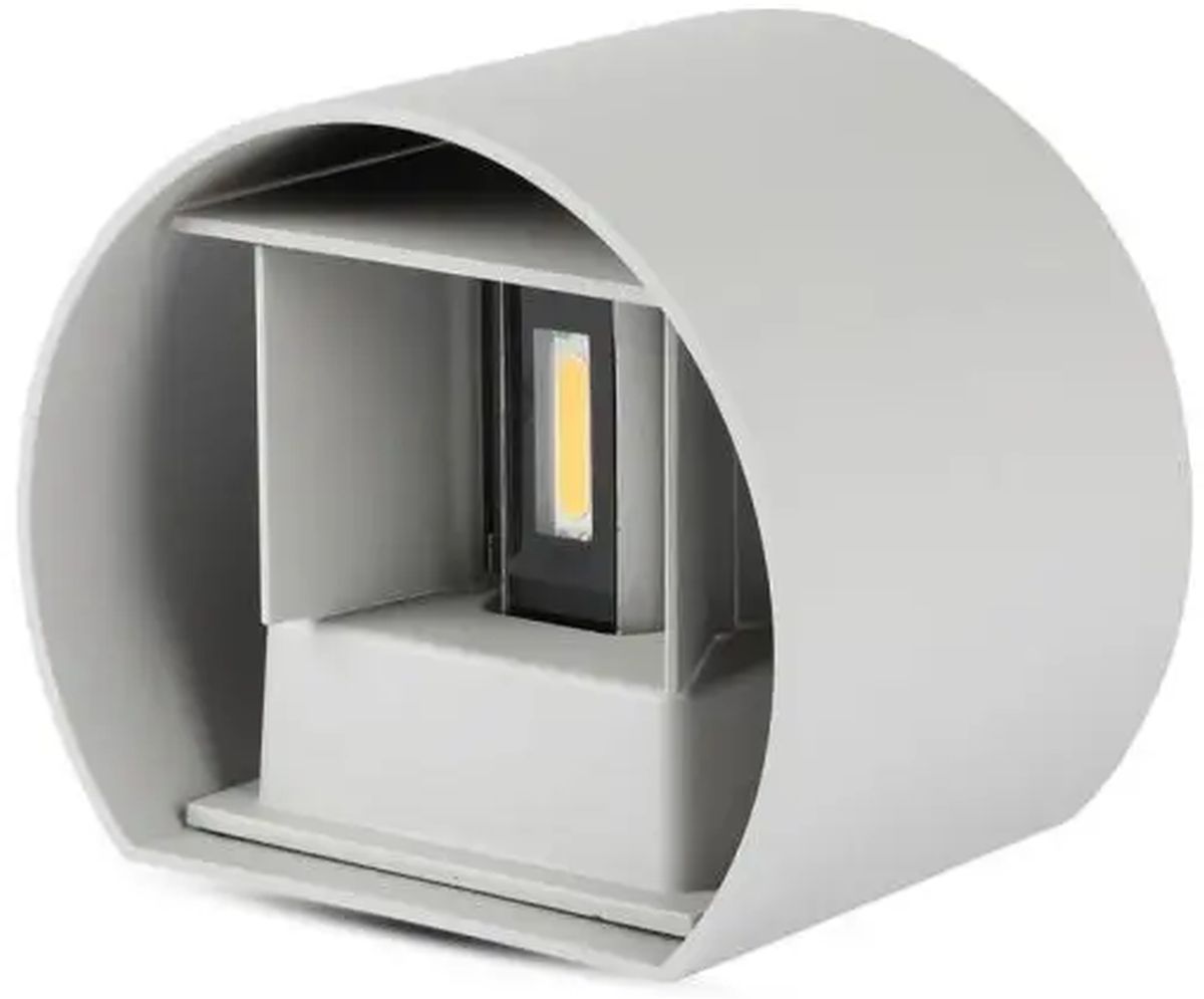 V-TAC applique murale extérieure 1x6 W gris 7083