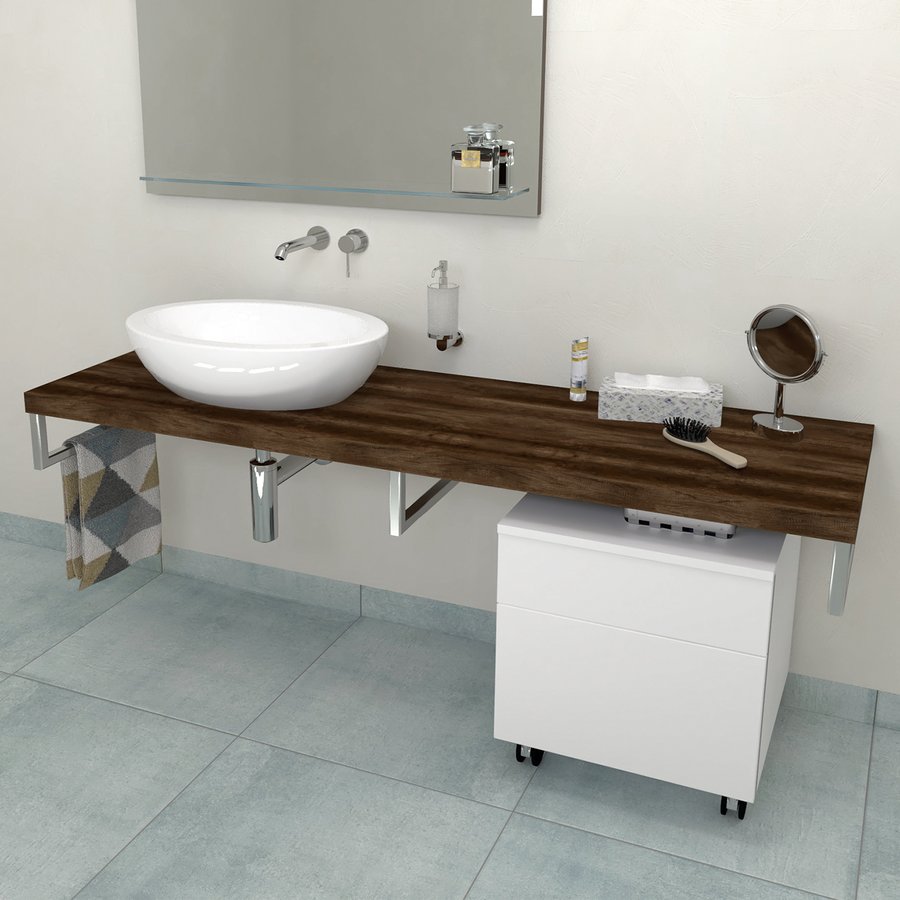 Sapho Avice plan de travail 130x49.5 cm Chêne AV1311