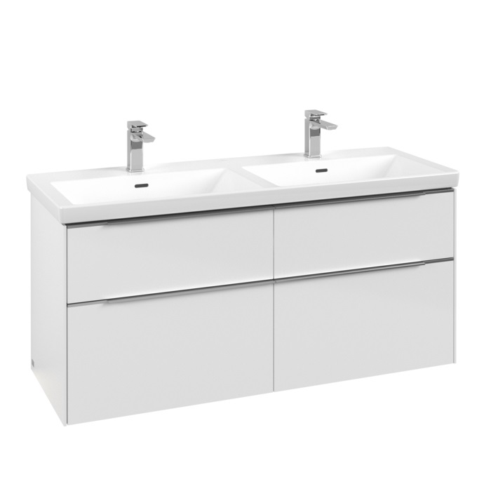 Villeroy & Boch Subway 3.0 armoire 127.2x46.2x57.6 cm sous-lavabo suspendu blanc C568L0VE