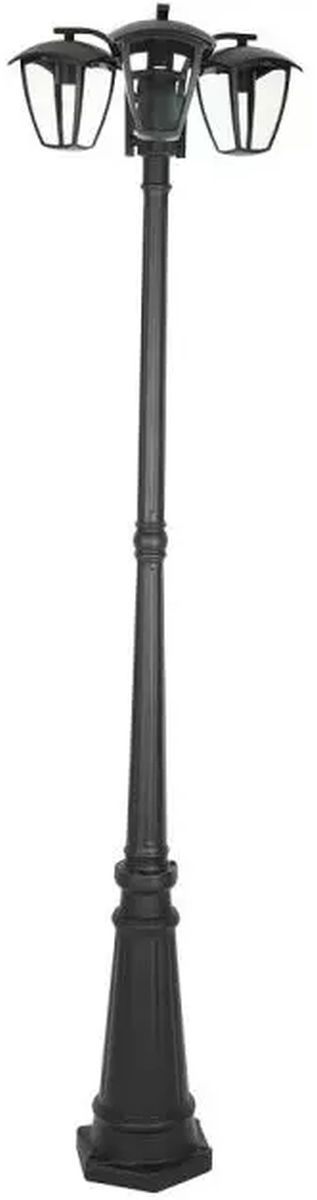 V-TAC lampadaire extérieur 3x60 W noir 7063
