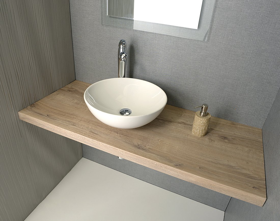 Sapho Avice plan de travail 160x49.5 cm Chêne AV164