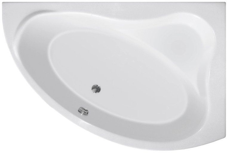 Aqualine Orava baignoire d’angle 148x90 cm côté droit blanc G1591