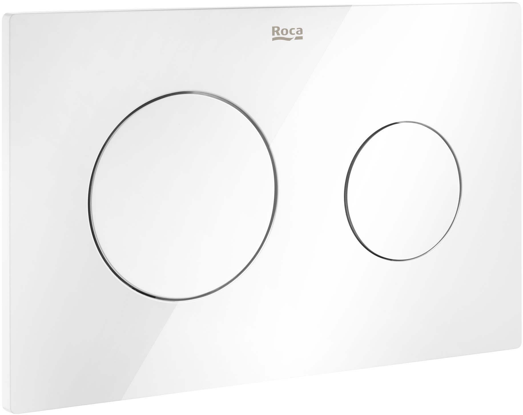 Roca PL bouton de chasse d'eau pour WC blanc A890189309