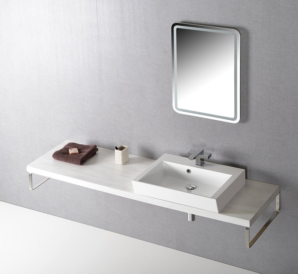 Sapho Avice plan de travail 170x49.5 cm Chêne AV175