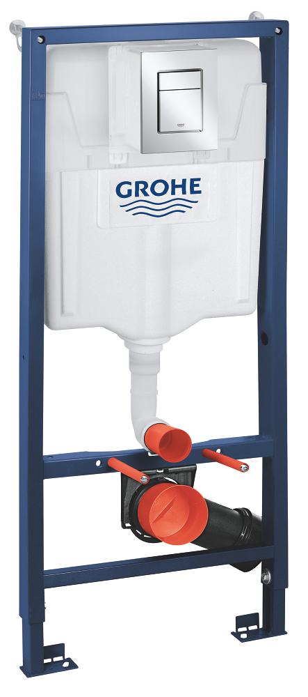 Grohe Rapid SL châssis encastré avec bouton de chasse d'eau pour cuvette suspendue 39501000