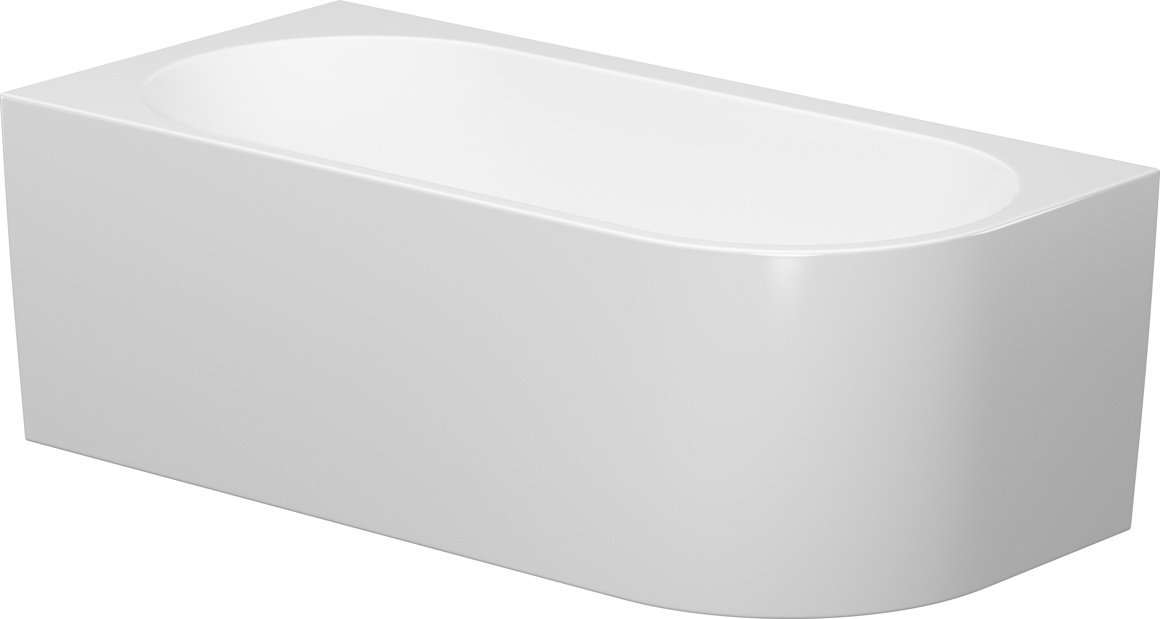 Cersanit Crea baignoire autoportante 170x82 cm ovale blanc S301-329