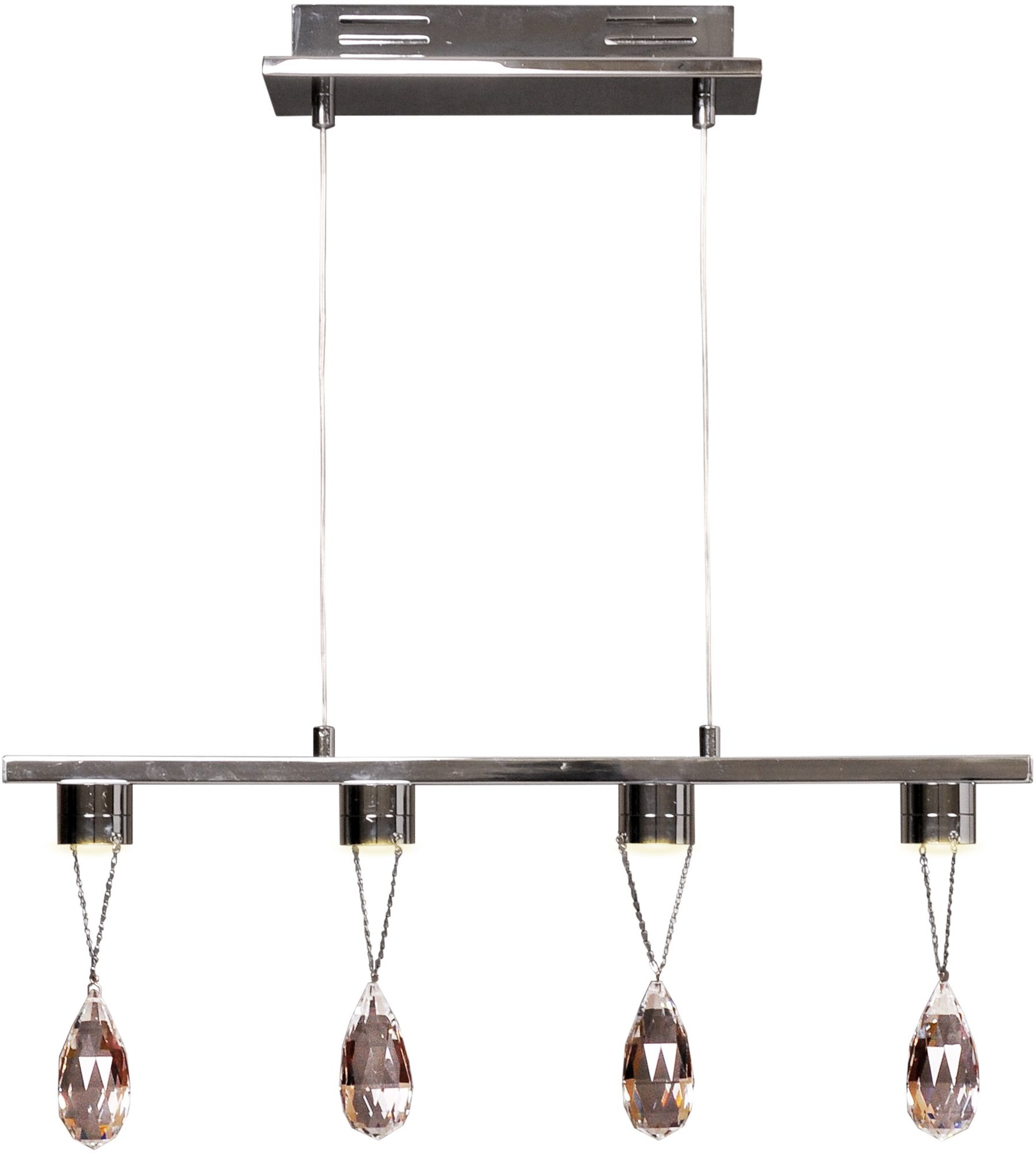 Candellux Prisma lampe suspendue 4x3 W chrome 34-25708