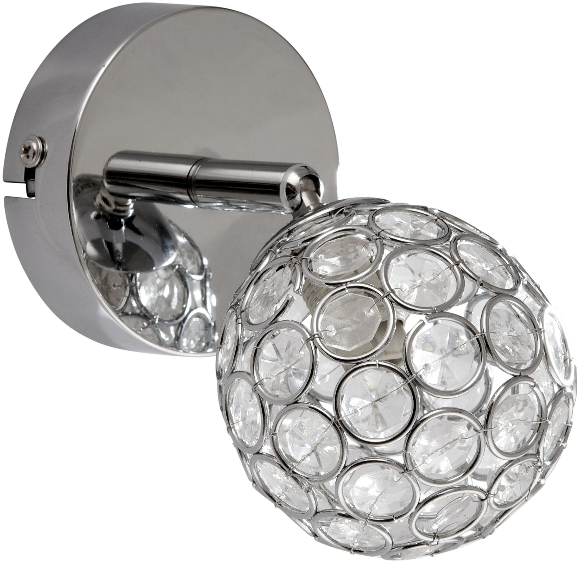 Candellux Starlet applique murale 1x40 W chrome-transparent 91-85781