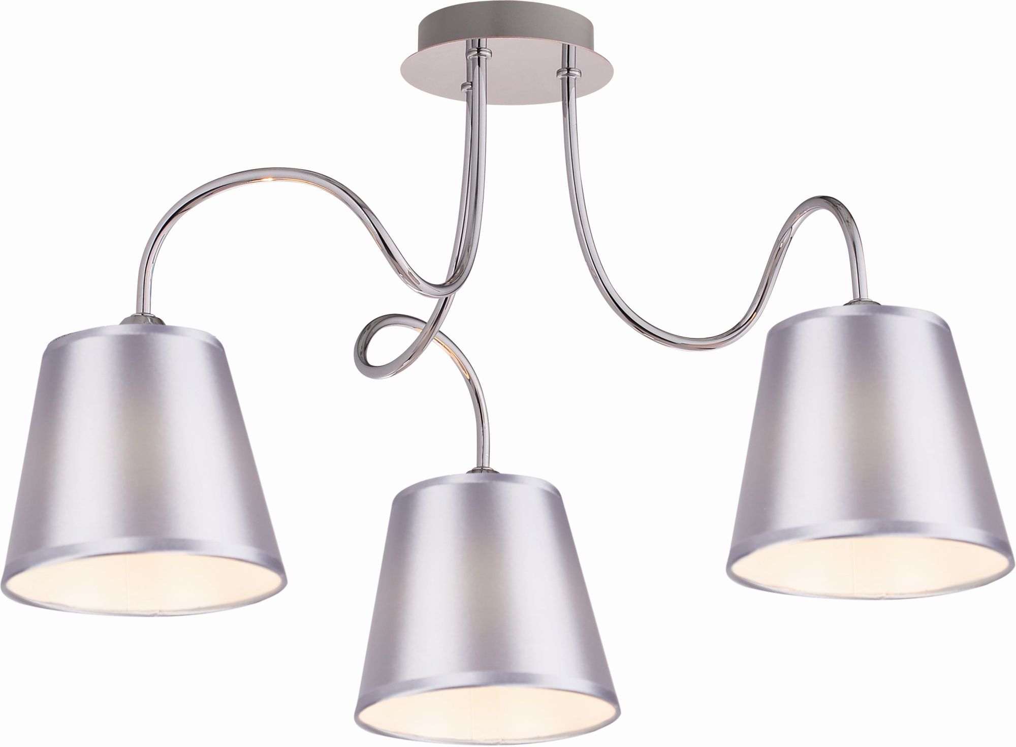 Candellux Luk plafonnier 3x40 W chrome-gris 33-70746