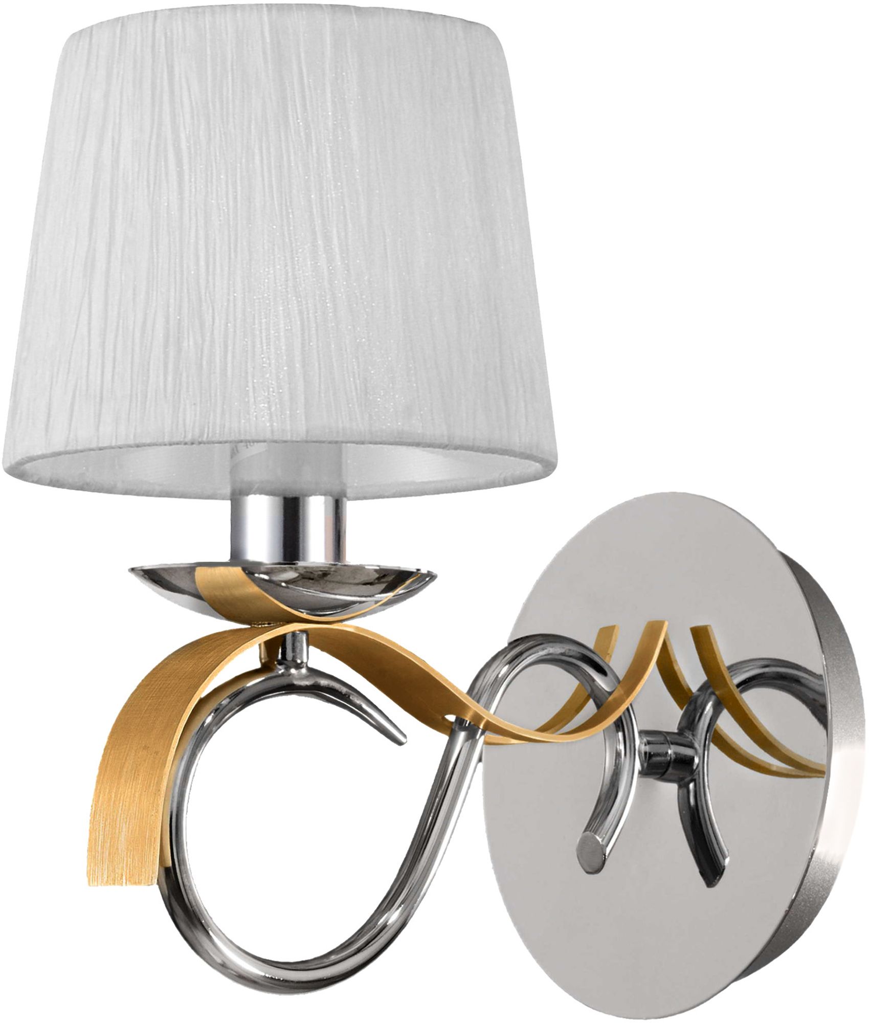 Candellux Denis applique murale 1x40 W chrome-doré 21-23643
