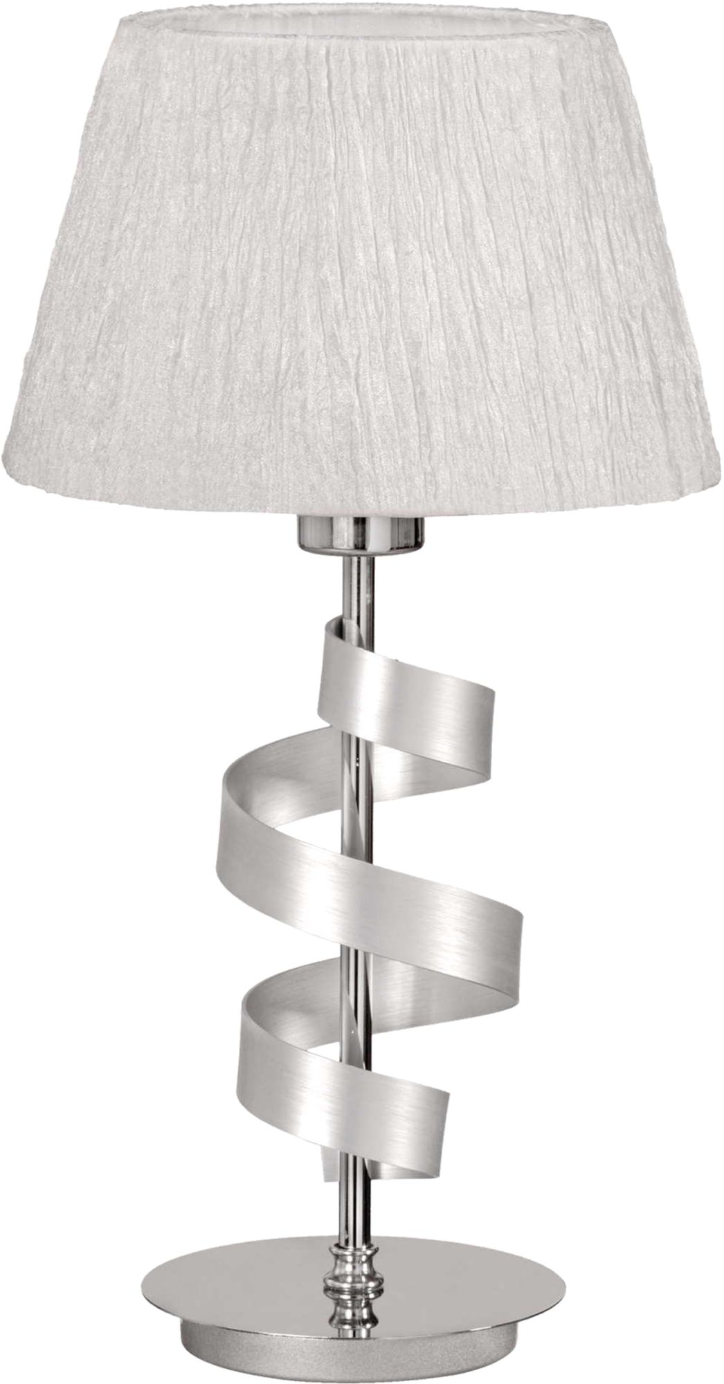 Candellux Denis lampe de table 1x60 W blanc-chrome 41-23476