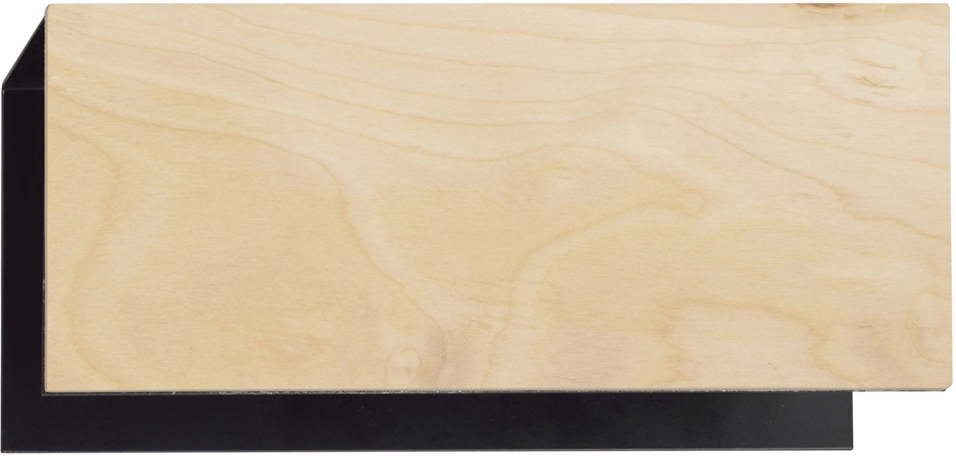 Emibig Carlo applique murale 1x15 W noir-bois 610/K1