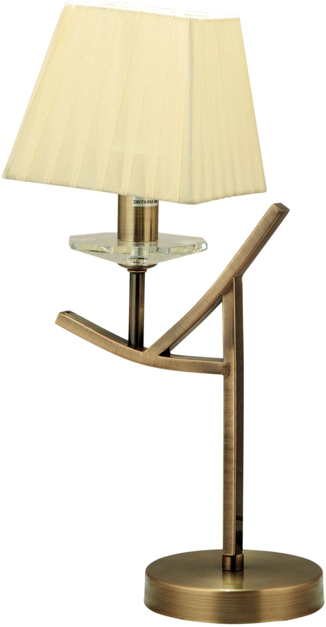 Candellux Valencia lampe de table 1x40 W patine-jaune 41-84593