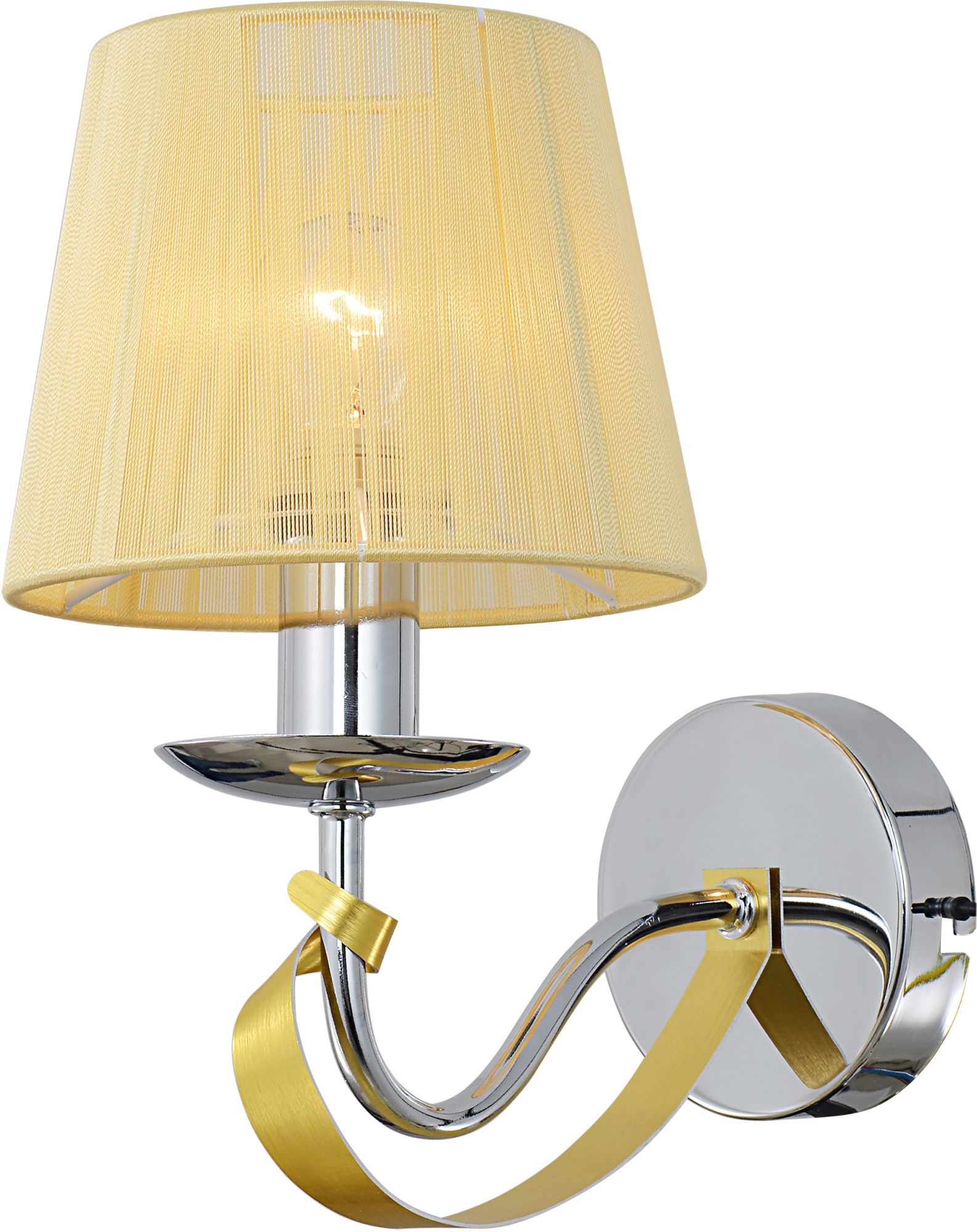 Candellux Diva applique murale 1x40 W chrome-doré 21-55040