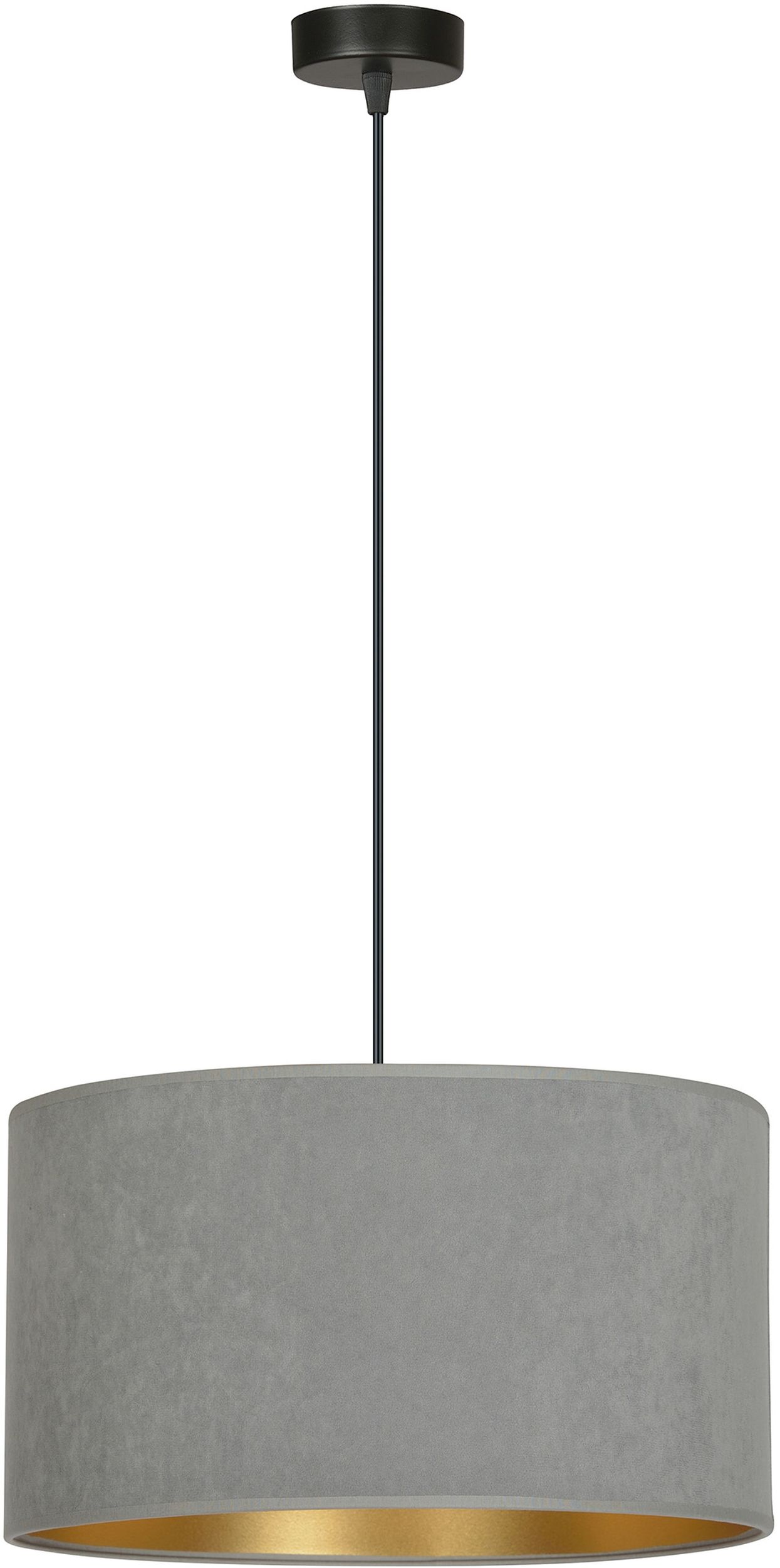 Emibig Hilde lampe suspendue 1x15 W noir-doré-gris/cendre 1050/1
