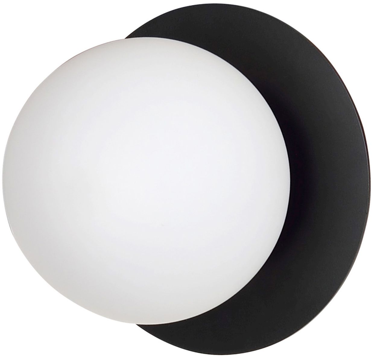 Emibig Minerva applique murale 1x10 W blanc-noir 612/K1