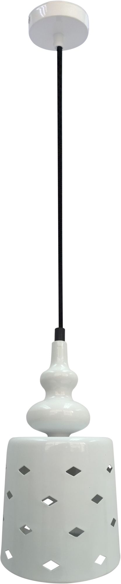 Candellux Hamp lampe suspendue 1x60 W blanc 31-51905