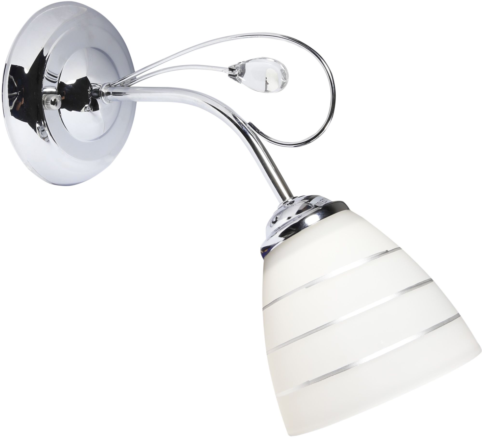 Candellux Simpli applique murale 1x40 W blanc-chrome 21-64288