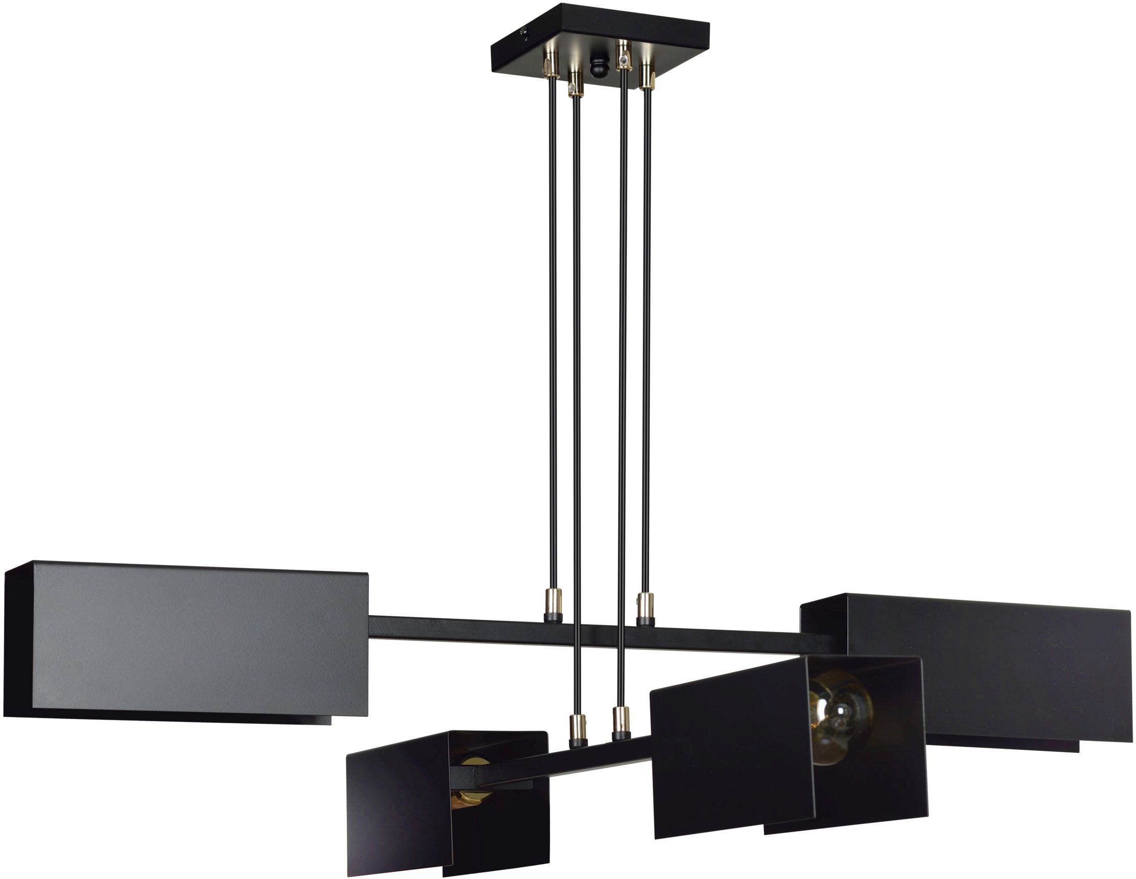 Emibig Tolos lampe suspendue 4x15 W noir 633/4
