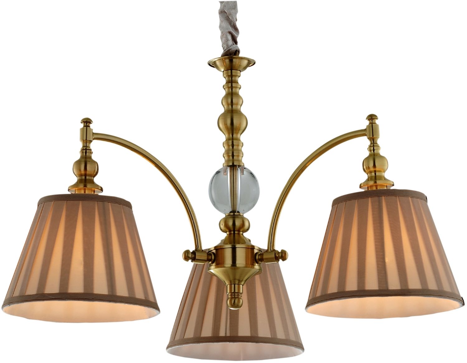 Candellux Austin lampe suspendue 3x40 W patine-marron 33-13842