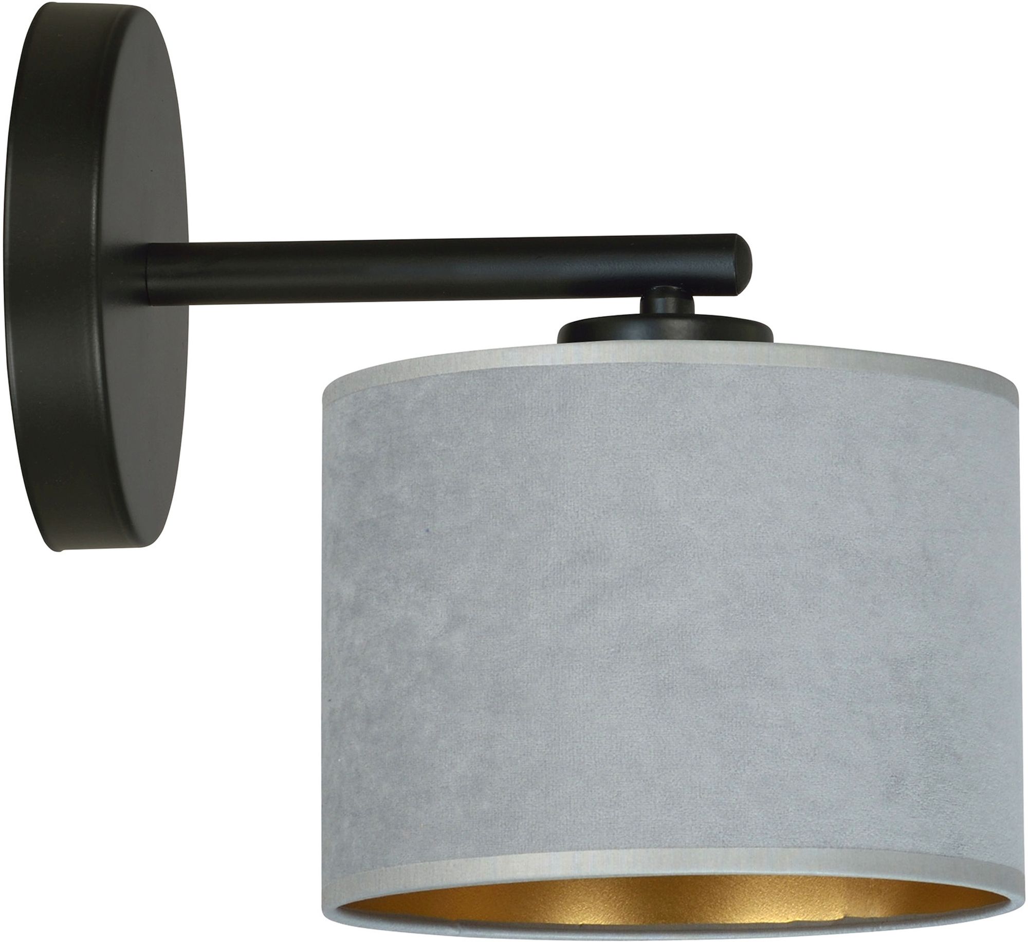 Emibig Hilde applique murale 1x15 W noir-doré-gris 1050/K1
