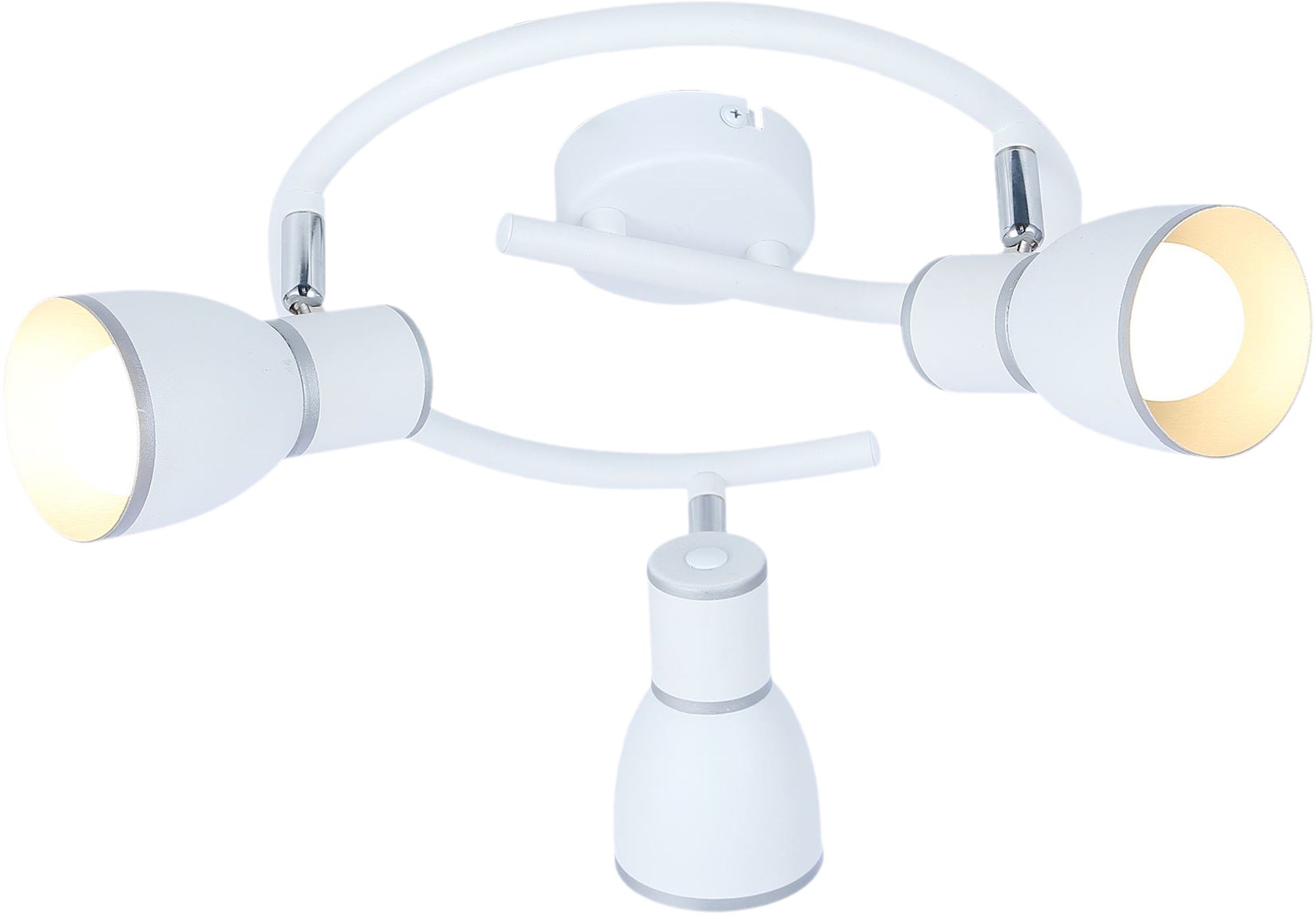 Candellux Fido plafonnier 3x40 W blanc-chrome 98-63380