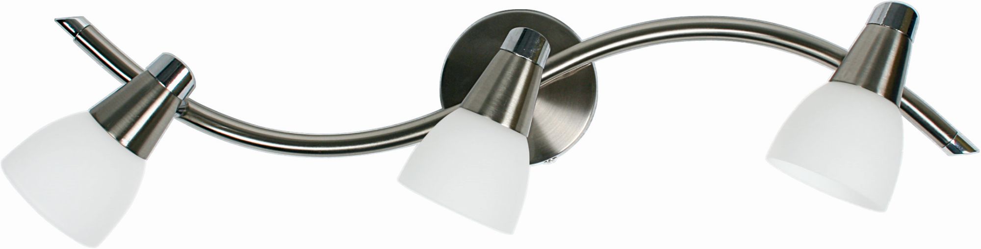 Candellux Selia plafonnier 3x40 W blanc-nickel 93-69993