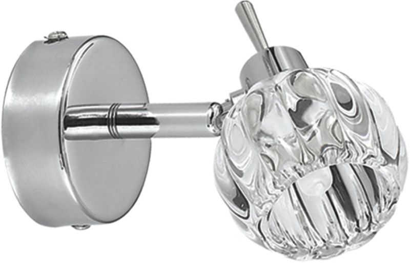 Candellux Bombola applique murale 1x40 W chrome-cristal 91-70289