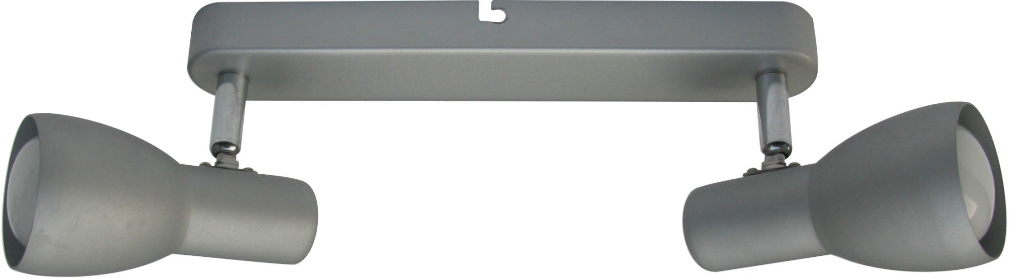 Candellux Picardo plafonnier 2x40 W gris 92-44211