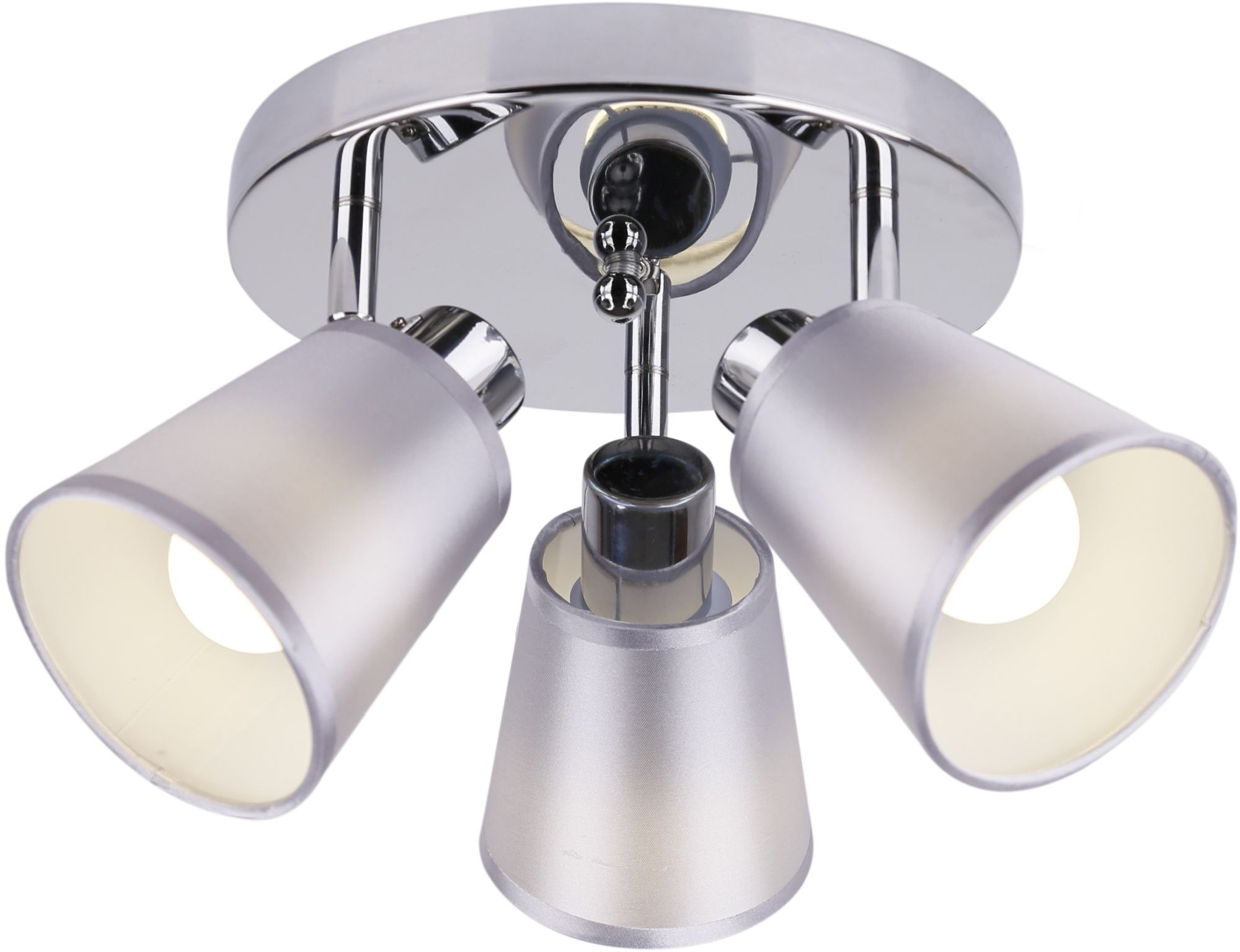 Candellux Pin plafonnier 3x40 W chrome-gris 98-70661