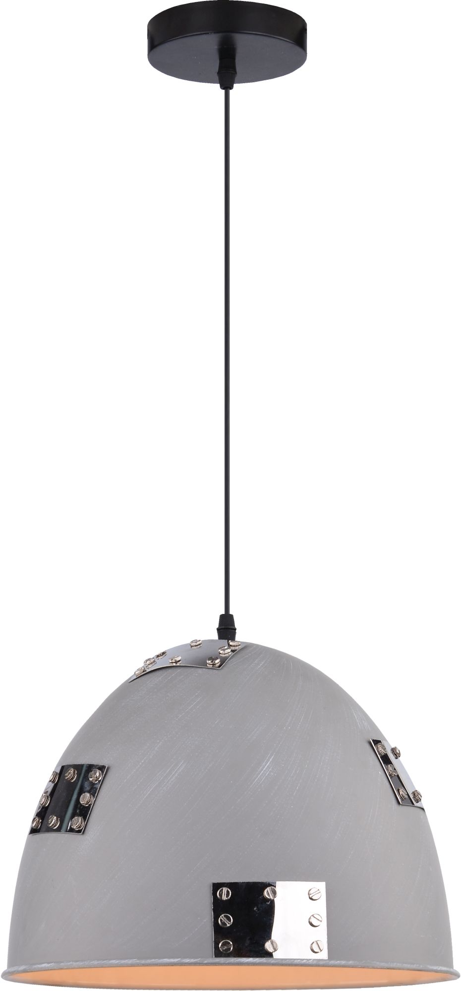 Candellux Patch lampe suspendue 1x60 W chrome-gris/cendre 31-43160