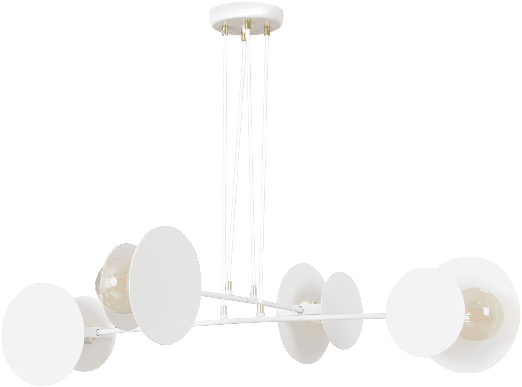 Emibig Idea lampe suspendue 4x15 W blanc 793/4
