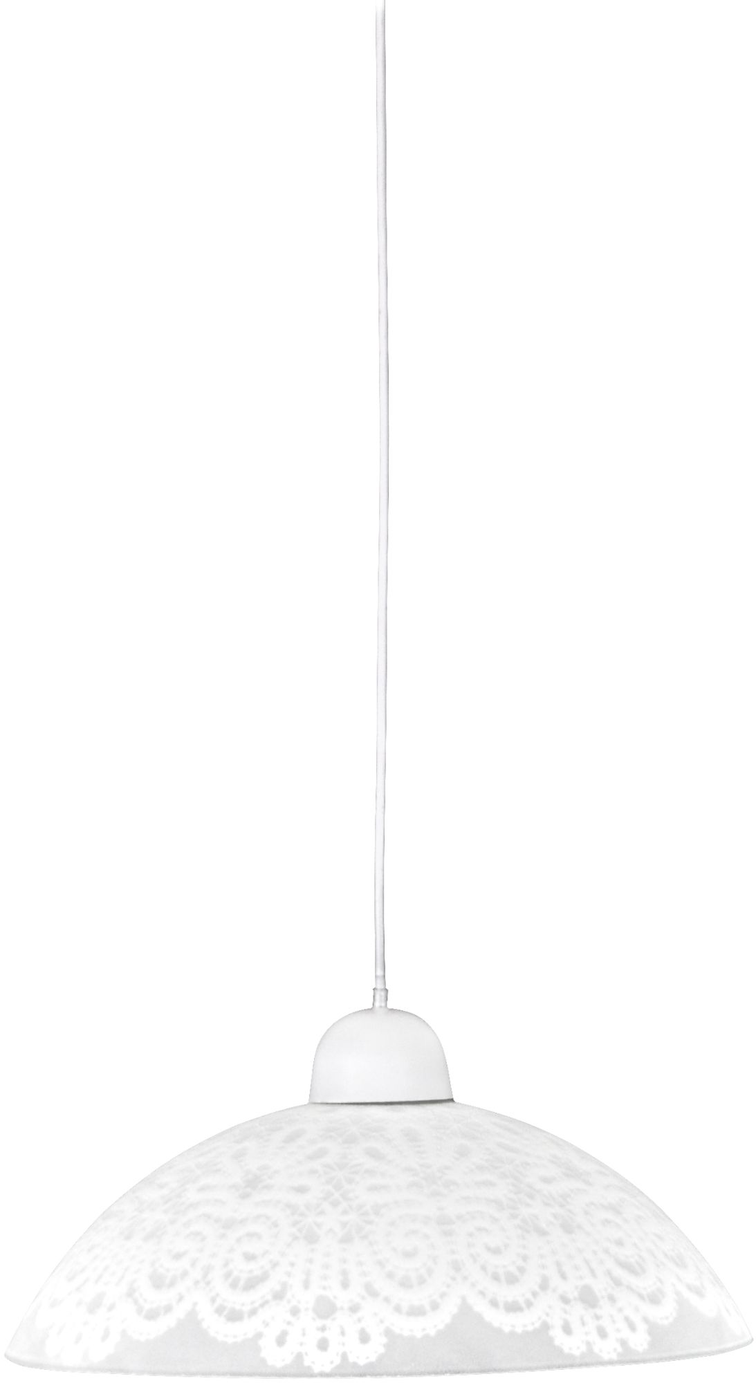 Candellux Bilbao lampe suspendue 1x60 W blanc 31-09302
