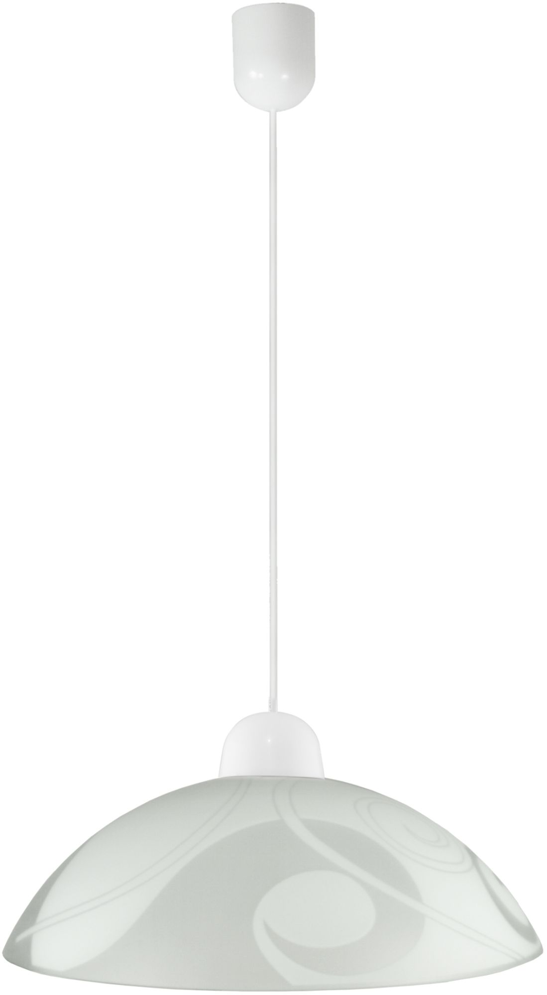 Candellux Lakonia lampe suspendue 1x60 W blanc 31-48205
