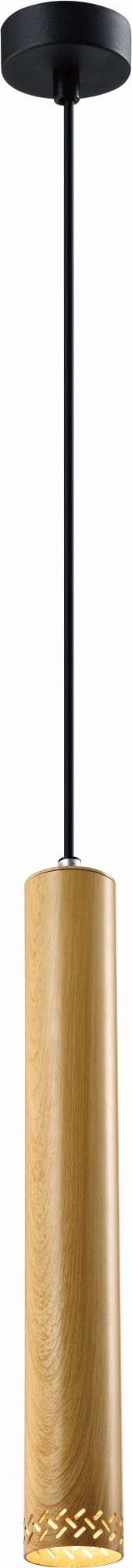 Candellux Tubo lampe suspendue 1x25 W bois 31-78599