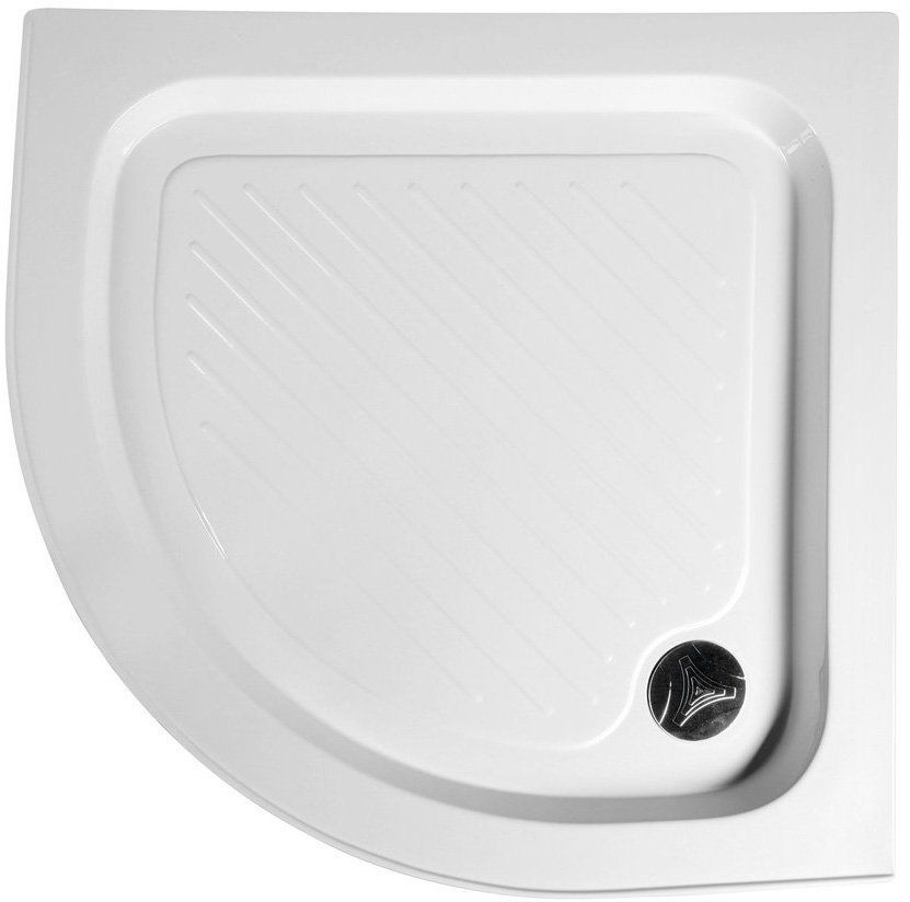 Aqualine receveur de douche semi-circulaire 80x80 cm blanc BTTR80