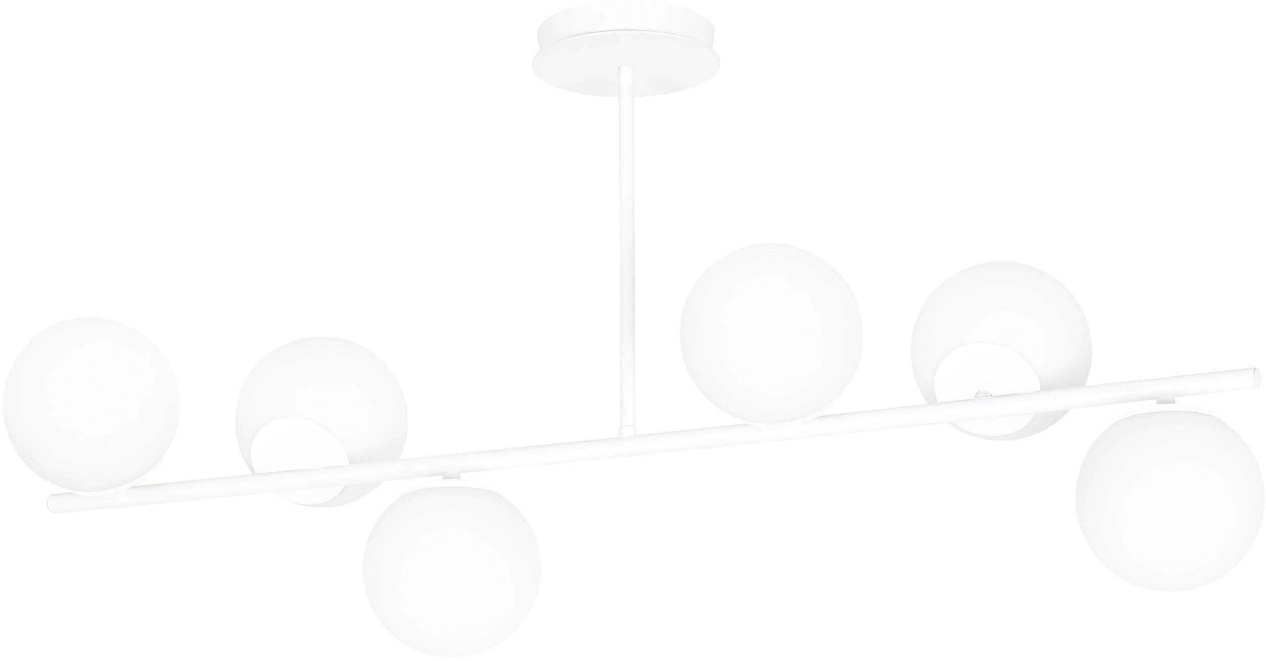 Emibig Bior plafonnier 6x10 W blanc 1021/6