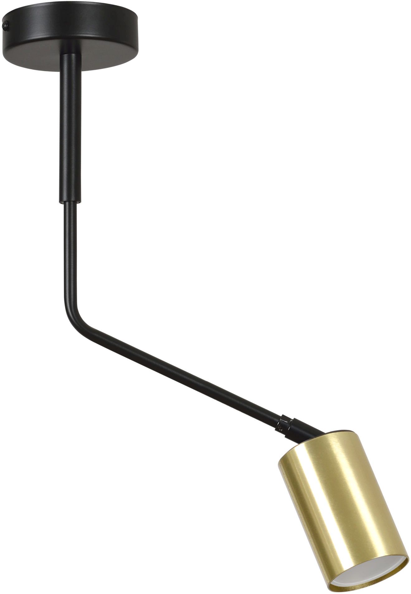 Emibig Verno plafonnier 1x8 W noir-doré 655/1