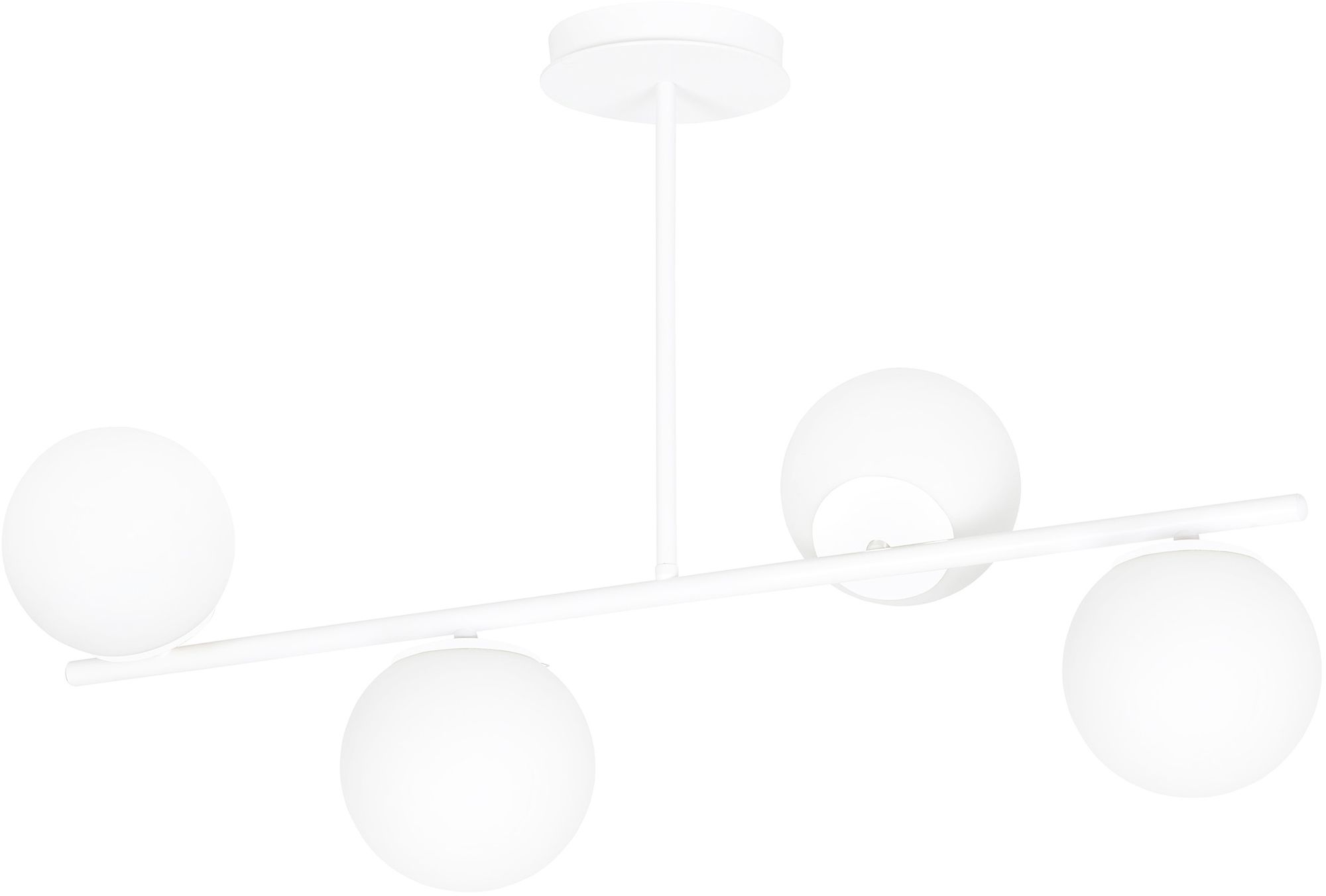 Emibig Bior plafonnier 4x10 W blanc 1021/4