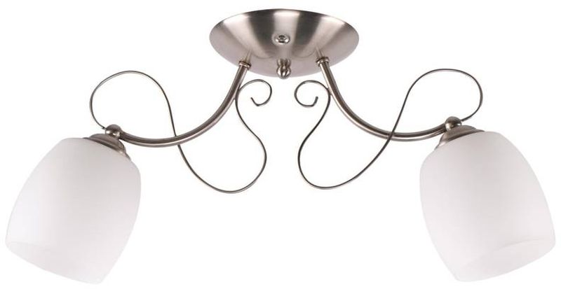 Candellux Amba plafonnier 2x40 W ambré-marron 32-78698