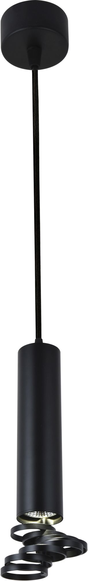 Candellux Tuba lampe suspendue 1x50 W noir 31-77714