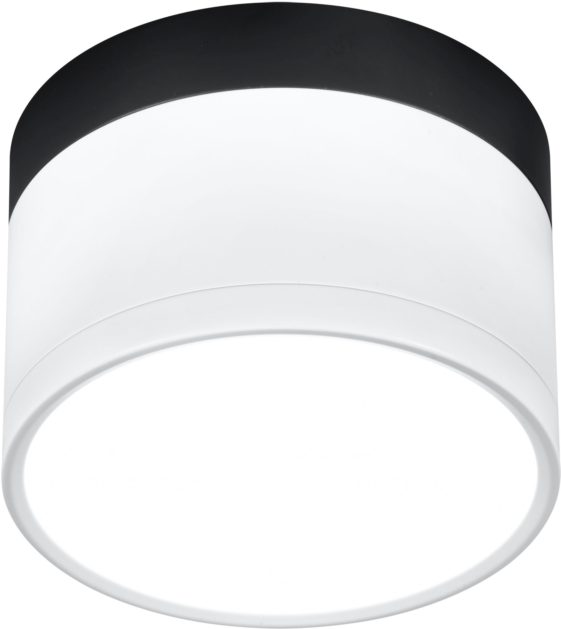 Candellux Tuba plafonnier 1x9 W blanc-noir 2273631