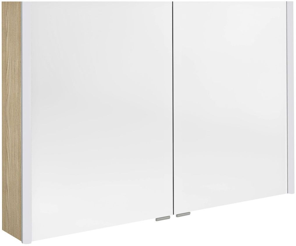 Sapho Alix armoire 106x17.5x70 cm avec miroir bois-beige AX106-0013