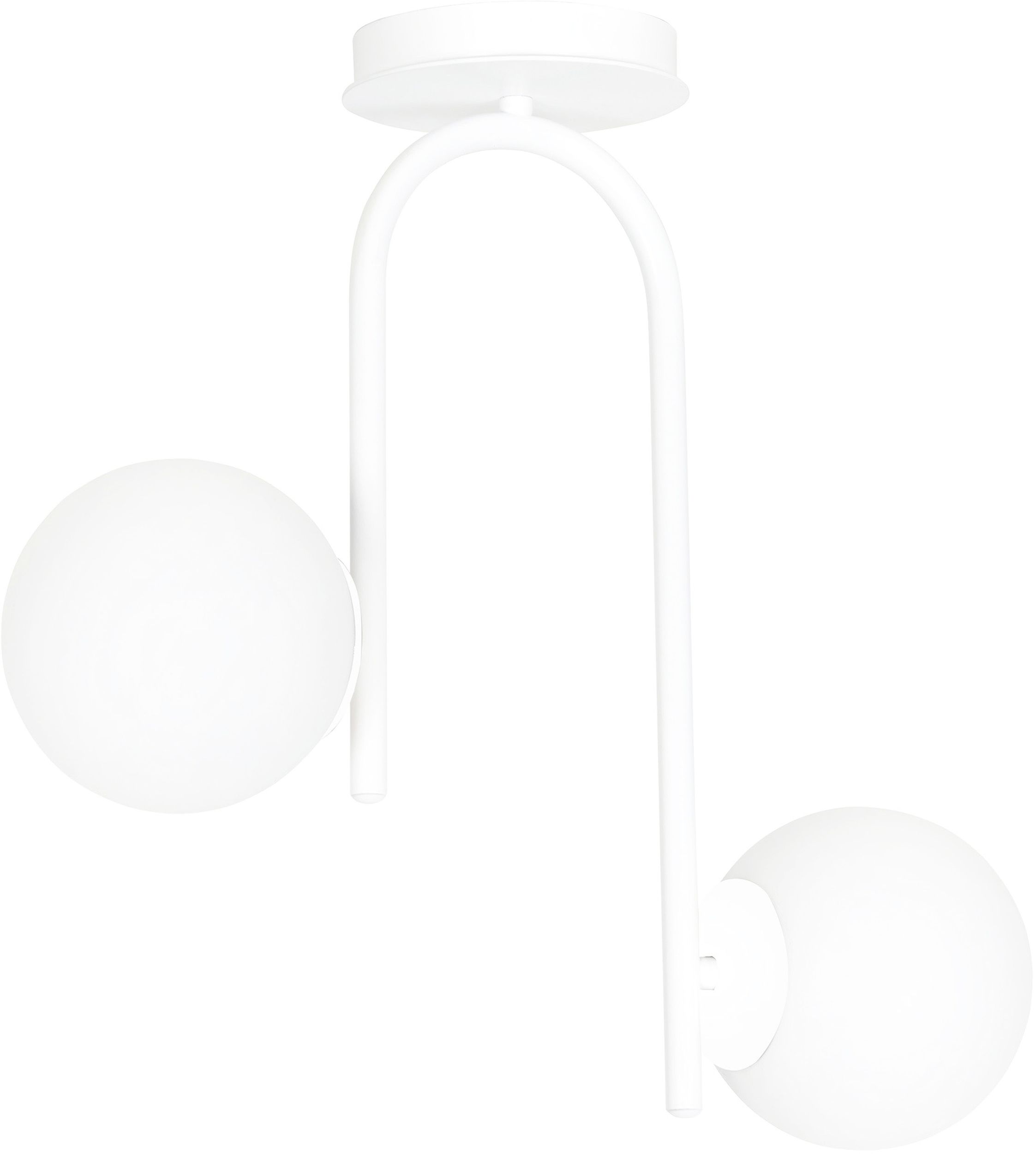 Emibig Kalf plafonnier 2x10 W blanc 1031/2