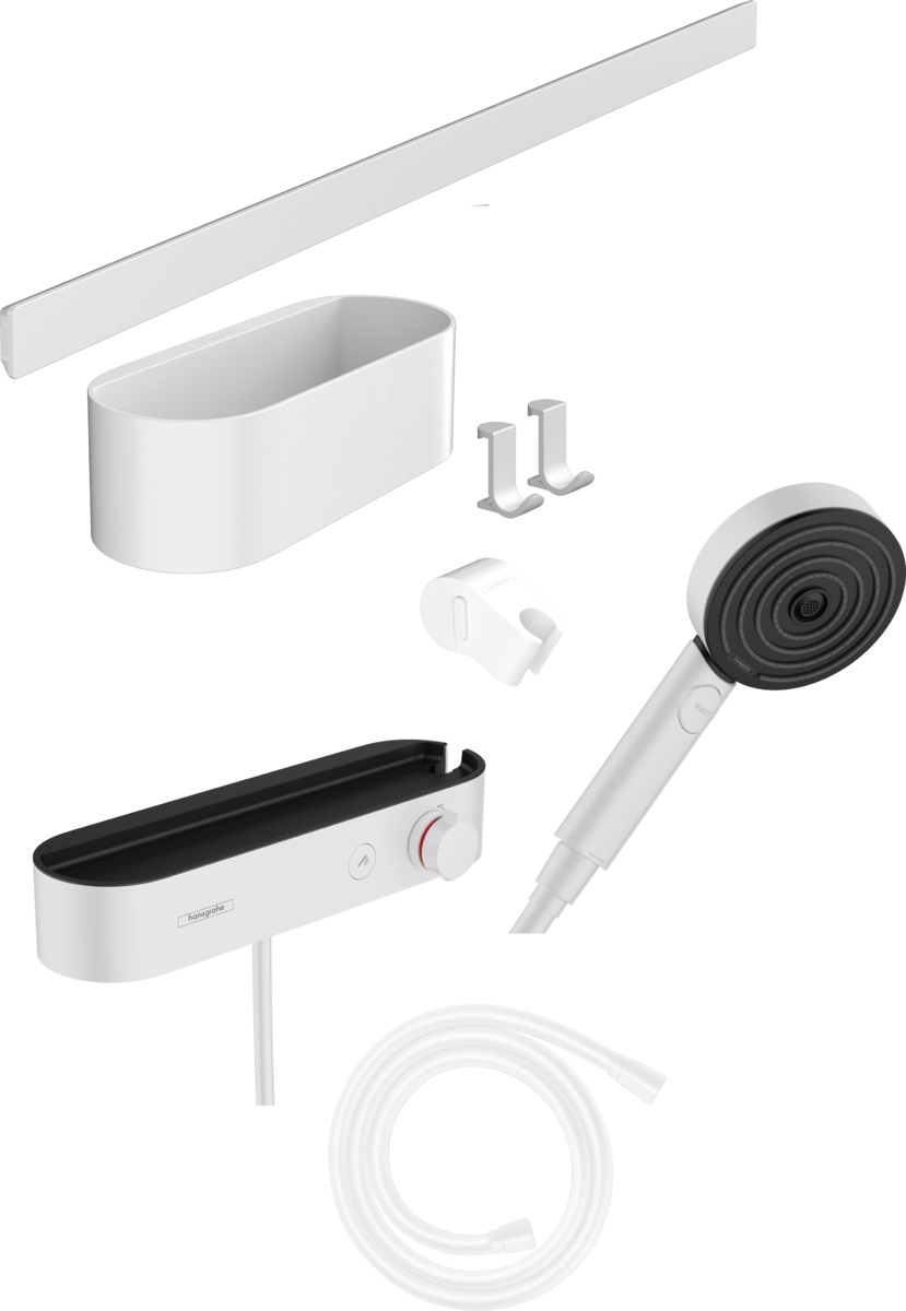 Hansgrohe WallStoris mitigeur de douche murale oui blanc 24250700