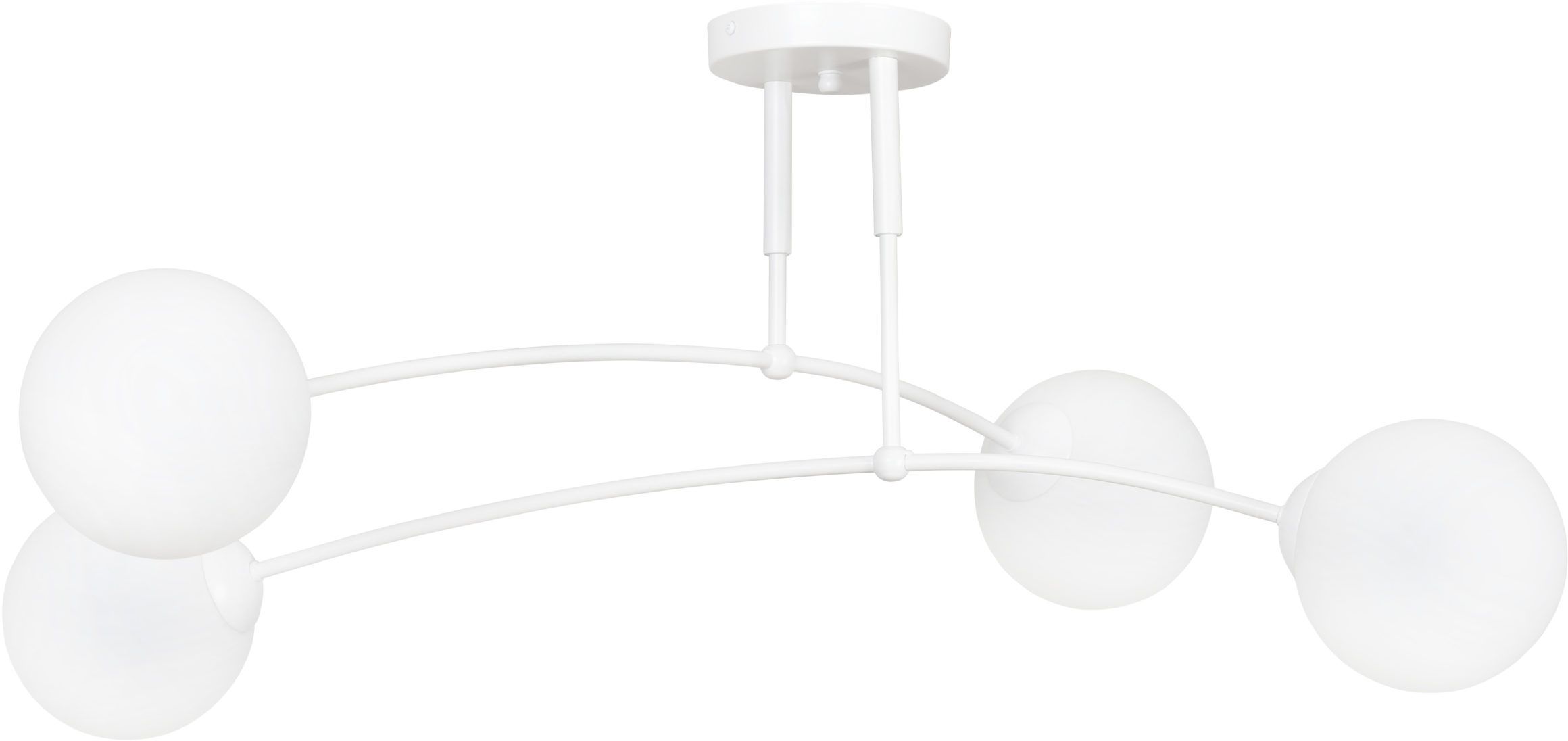 Emibig Pregos plafonnier 4x10 W blanc-laiteux 671/4