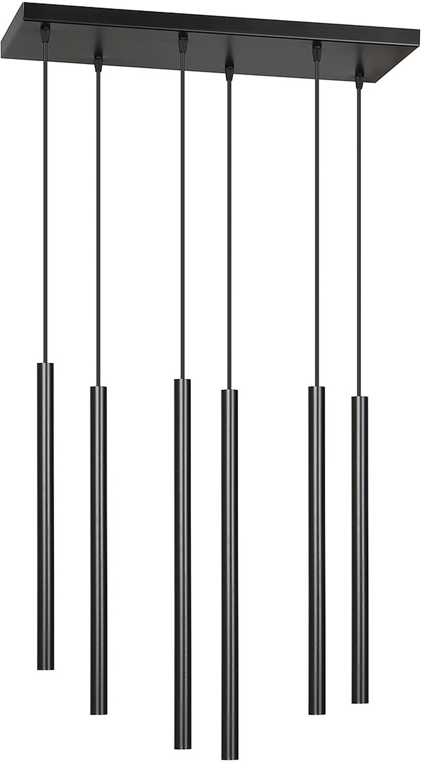 Emibig Selter lampe suspendue 6x8 W noir 552/6