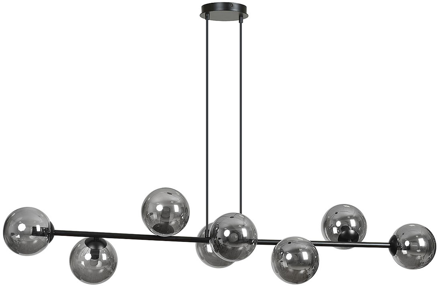Emibig Rossi lampe suspendue x10 W noir-graphite 875/8